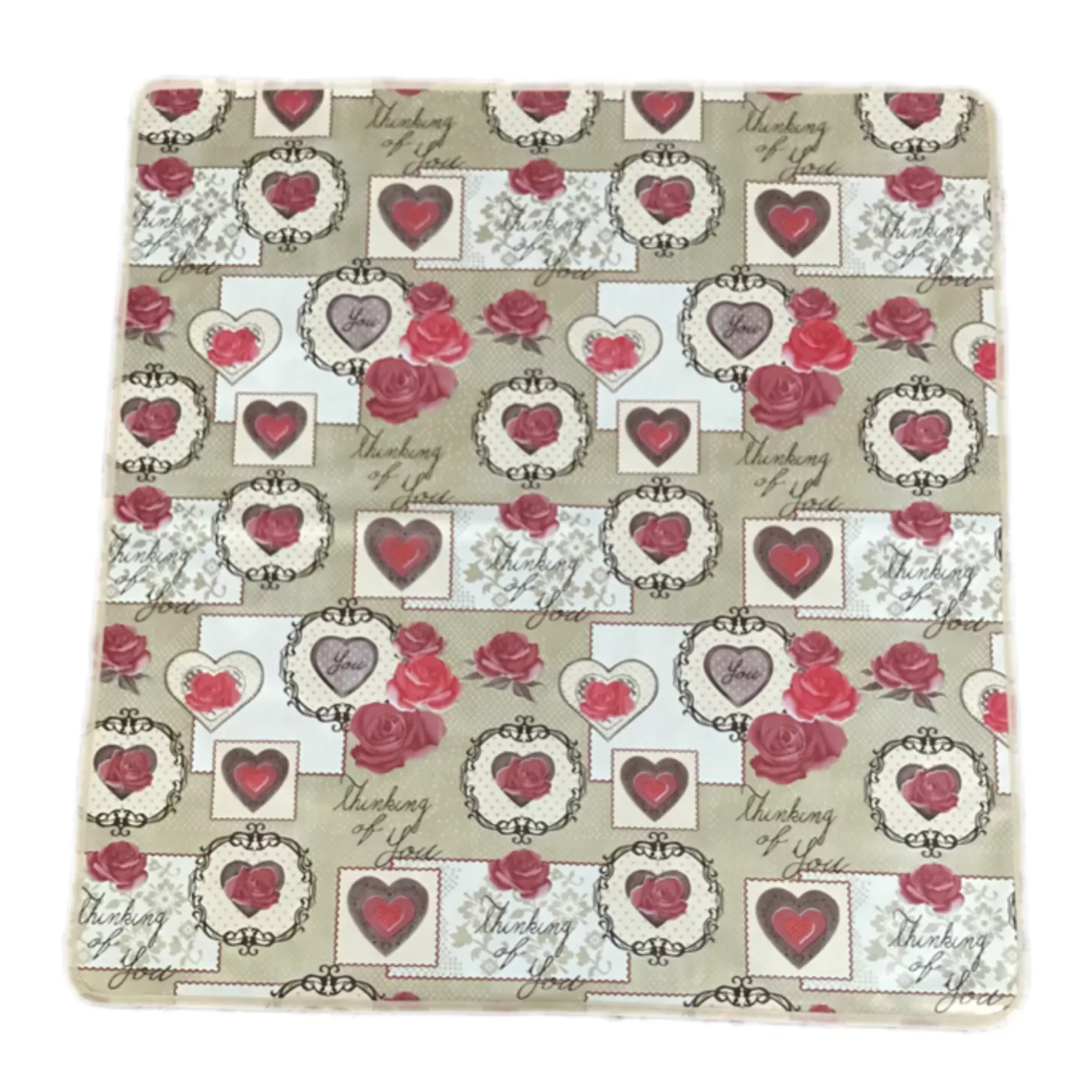 سفره 8 نفره مدل آوا طرح 2 رو سایز 140×140 سانتی متر کد 04