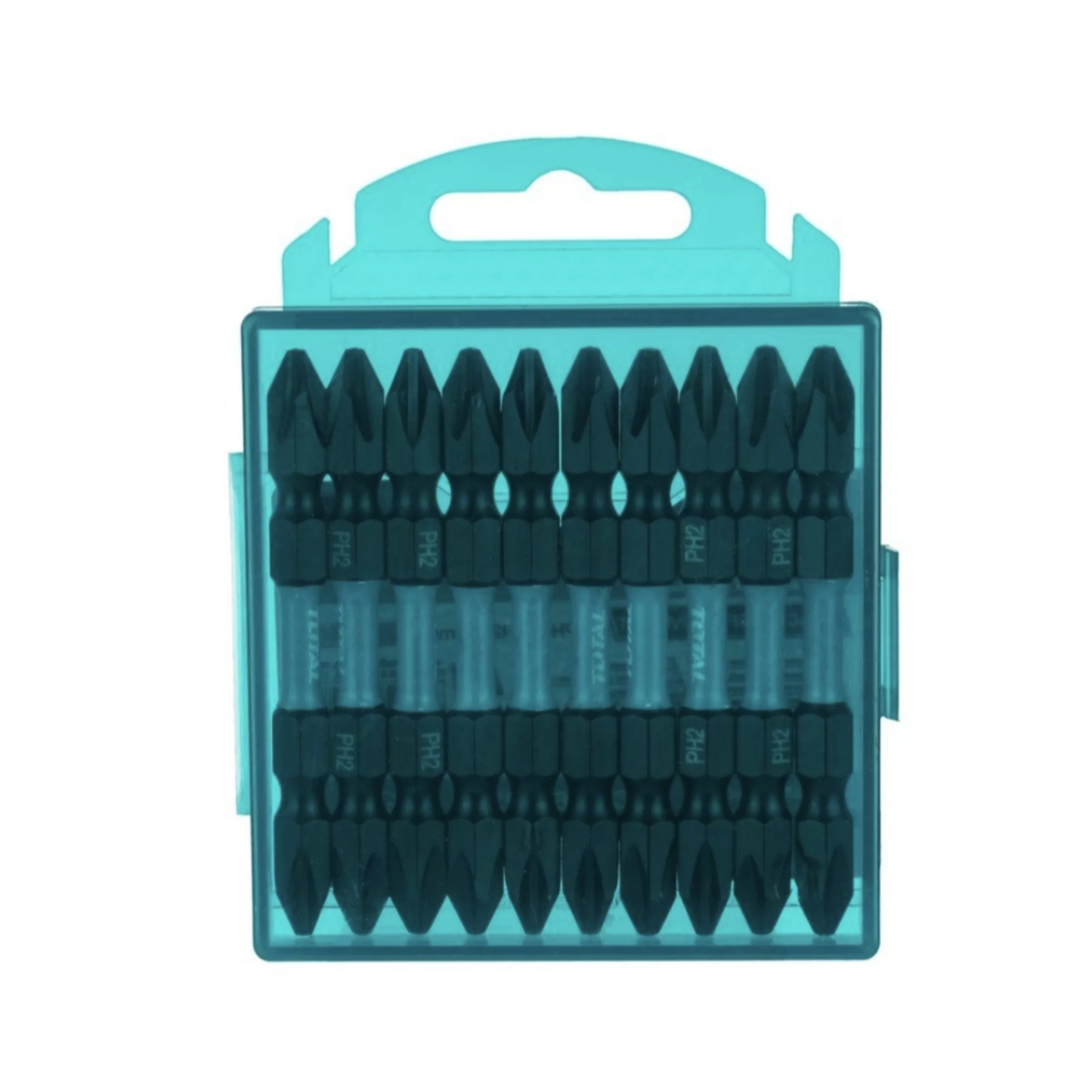 سری پیچ گوشتی دو سر چهار سو توتال مدل TACIM16PH233  بسته 10 عددی