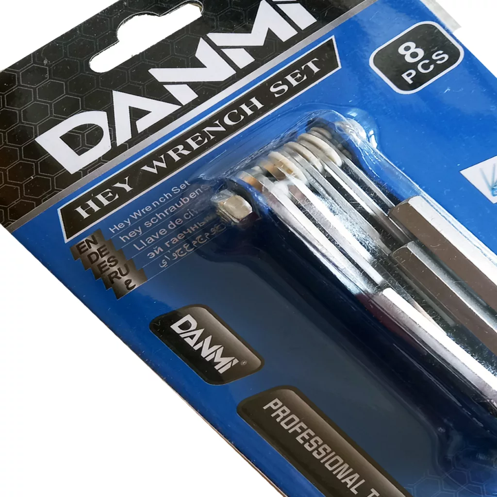 آچار آلن دانمی  مدل moon - 007 مجموعه هشت عددی