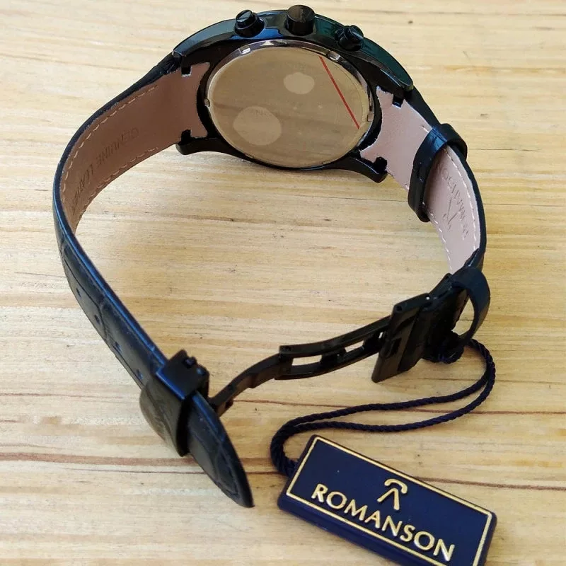 ساعت مچی عقربه‌ای مردانه رومانسون مدل کورنوگراف سه موتور فعال 028