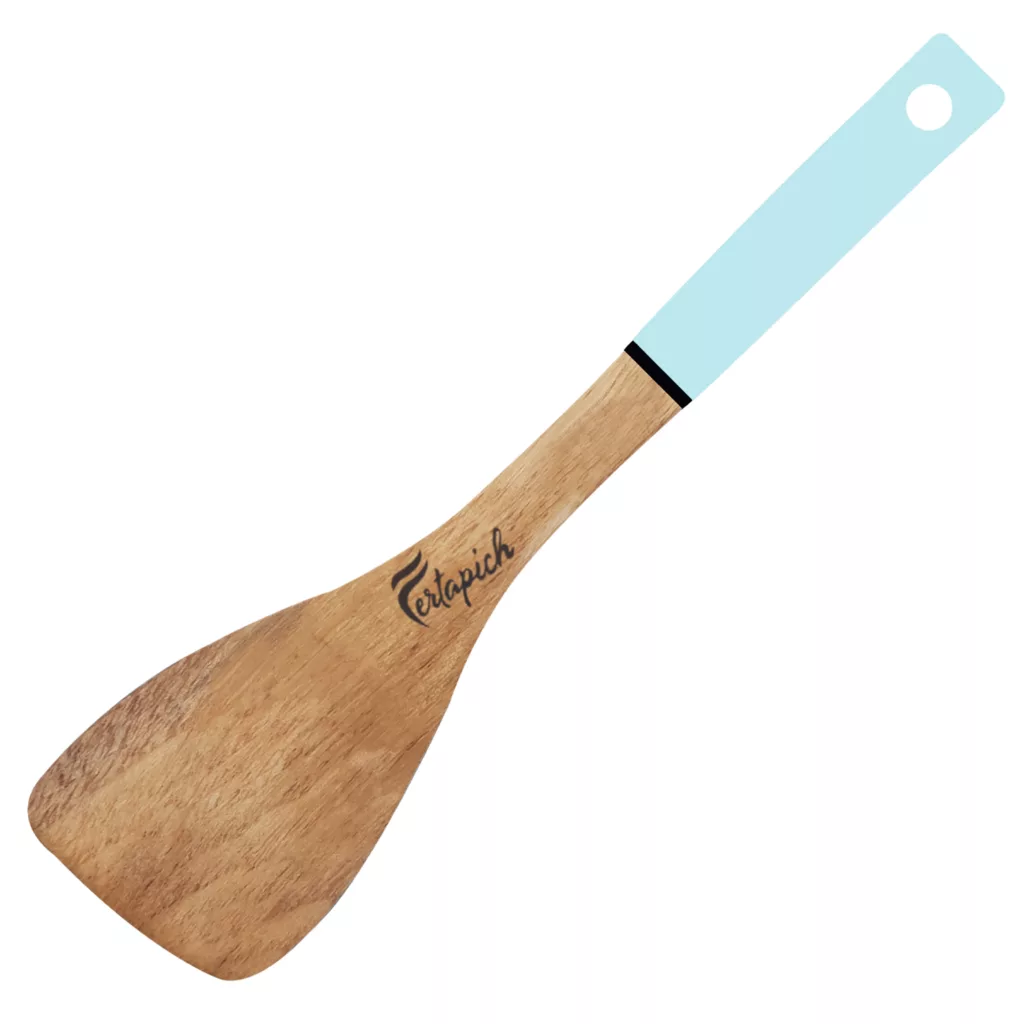 سرویس کفگیر و ملاقه 3 پارچه فرتاپیچ مدل چوبی کد 047