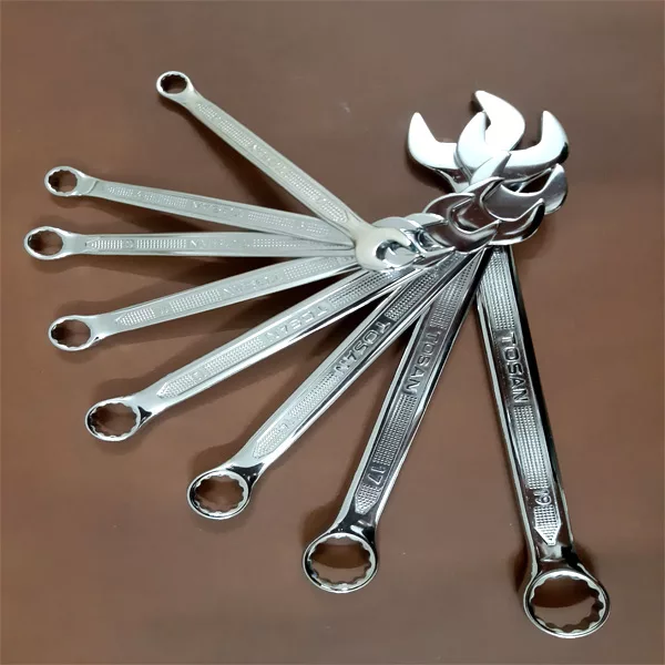 مجموعه 8 عددی آچار یکسر تخت یکسر رینگی توسن مدل T101-S8