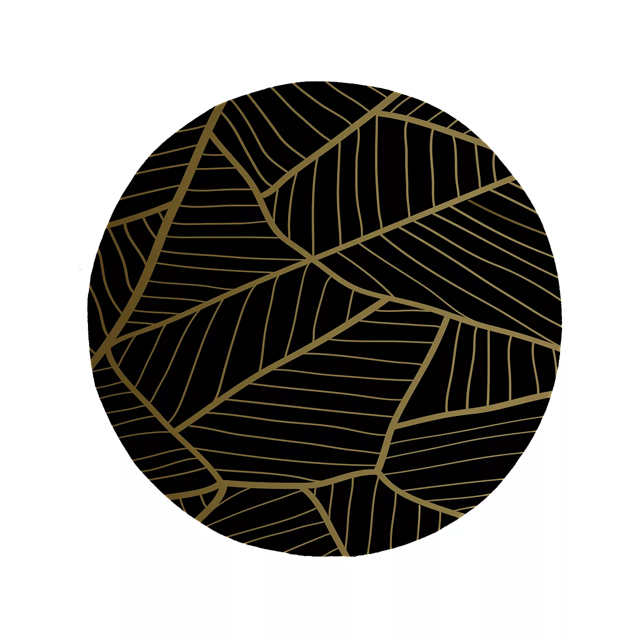 پادری مدل دایره طرح کلاسیک کد 8985 سایز 90 × 90 سانتی متر