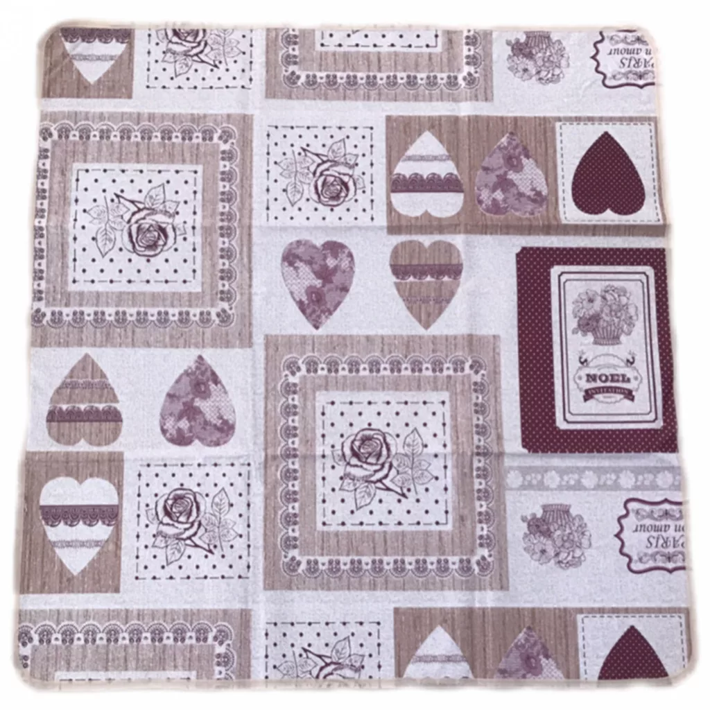 سفره 6 نفره مدل ماژستیک طرح 2 رو سایز 140×100 سانتی متر کد 05