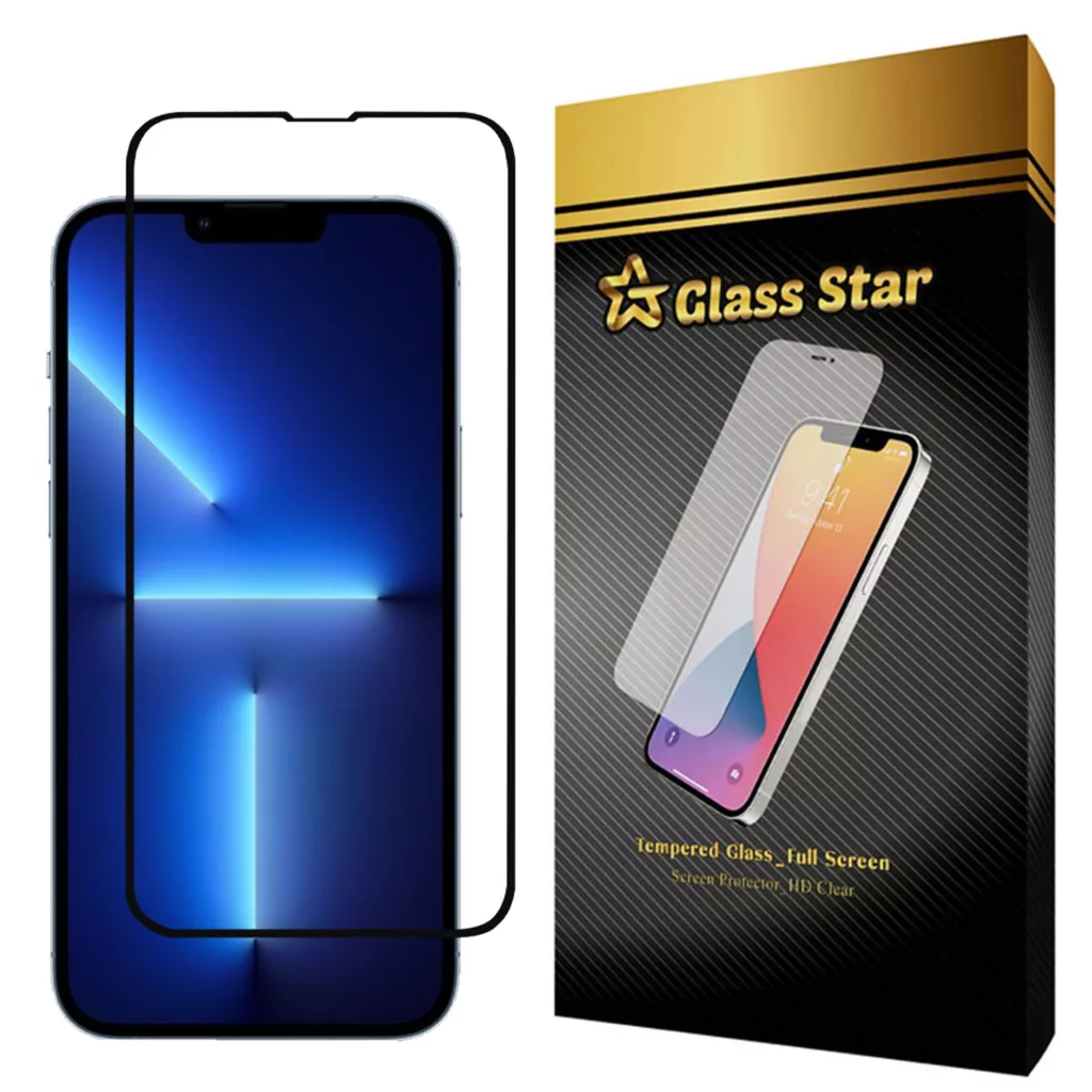 محافظ صفحه نمایش گلس استار مدل FGX مناسب برای گوشی موبایل اپل iPhone 13 mini