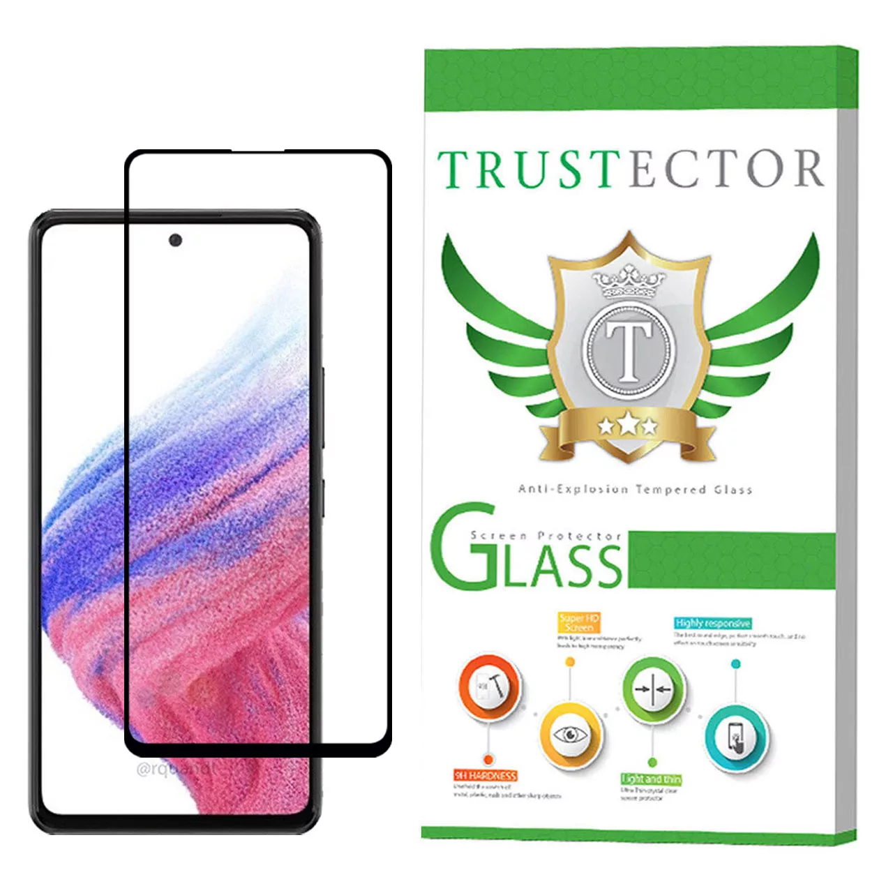 محافظ صفحه نمایش سرامیکی تراستکتور مدل CRT مناسب برای گوشی موبایل سامسونگ Galaxy A53 5G