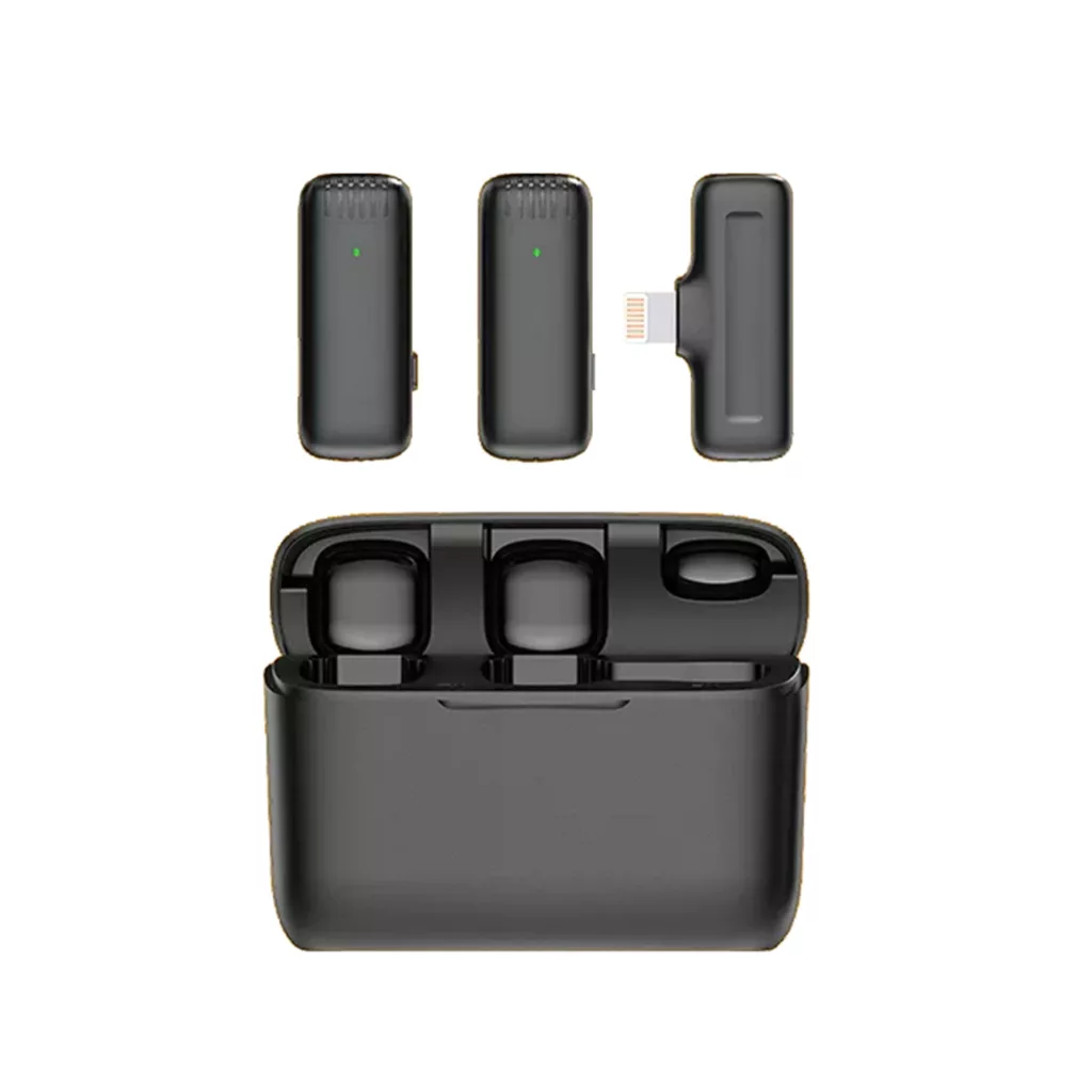 میکروفن یقه ای بیسیم مدل J13 Dual Lightning