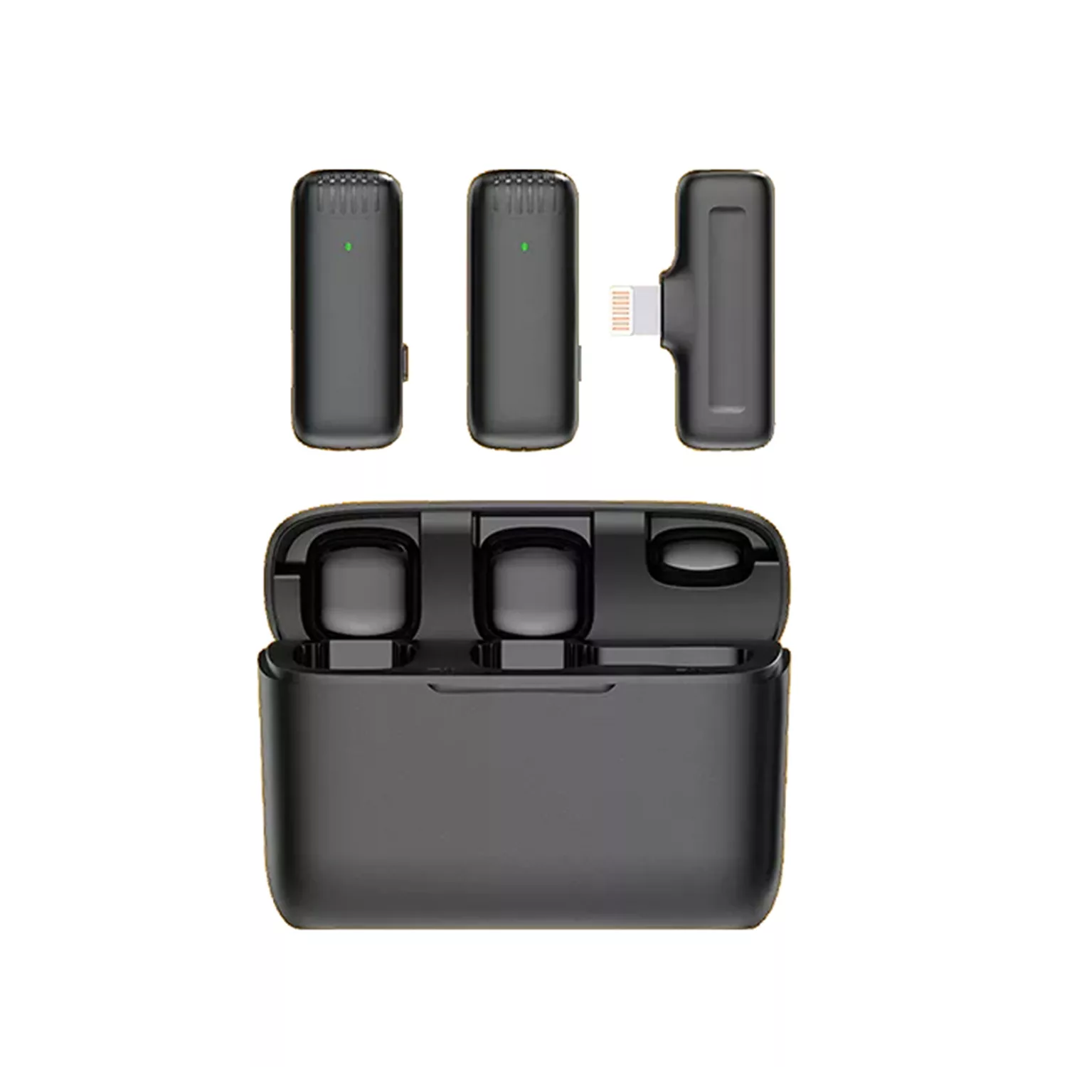 میکروفن یقه ای بیسیم مدل J13 Dual Lightning