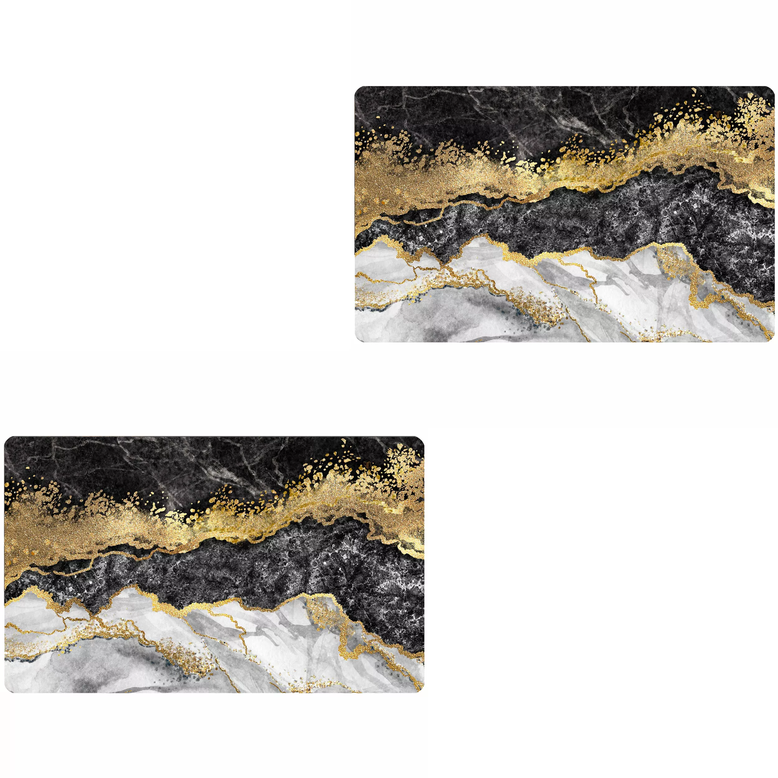 پادری مدل سه لایه رویه مخمل طرح مدرن کد 2263 سایز 76x46 سانتی متر مجموعه دو عددی