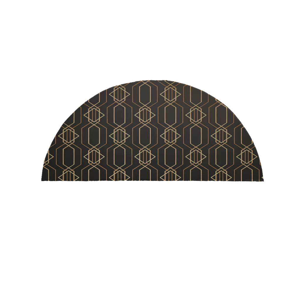 پادری مدل نیم دایره طرح کلاسیک کد 8525 سایز 90×45 سانتی متر