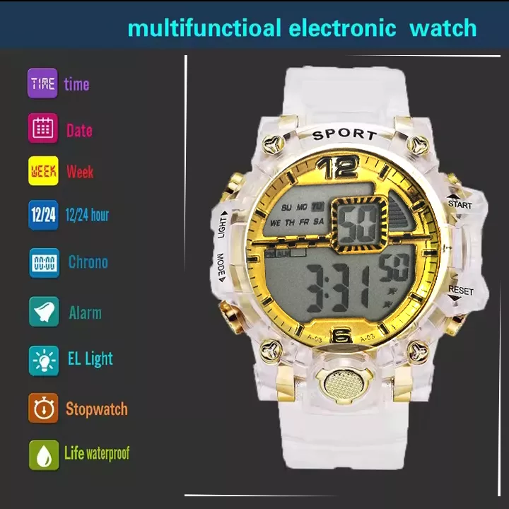 ساعت مچی دیجیتال مردانه مدل لاکچری کد g-bi-1