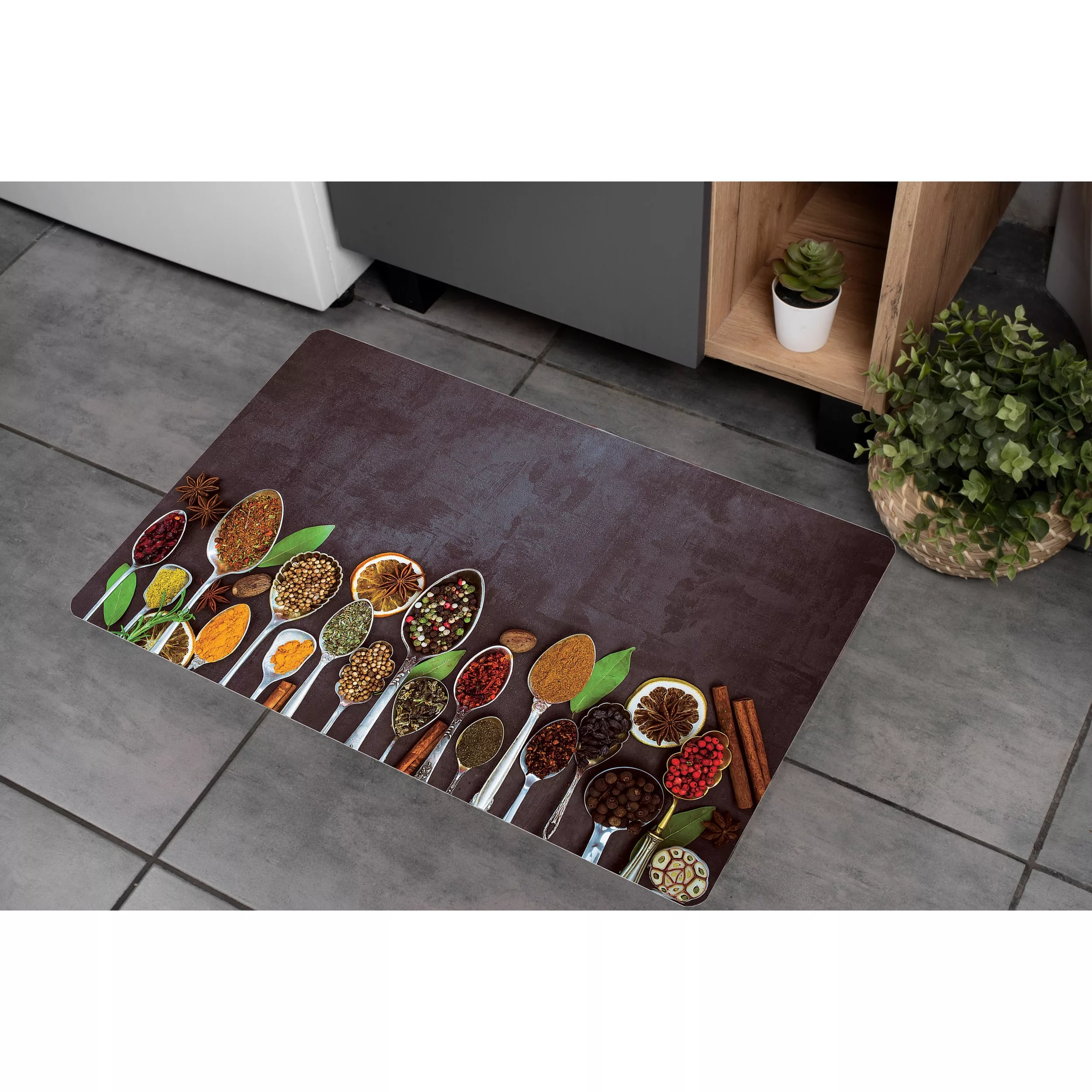 پادری مدل آشپزخانه رویه مخمل کد S603 سایز 75x45 سانتی متر