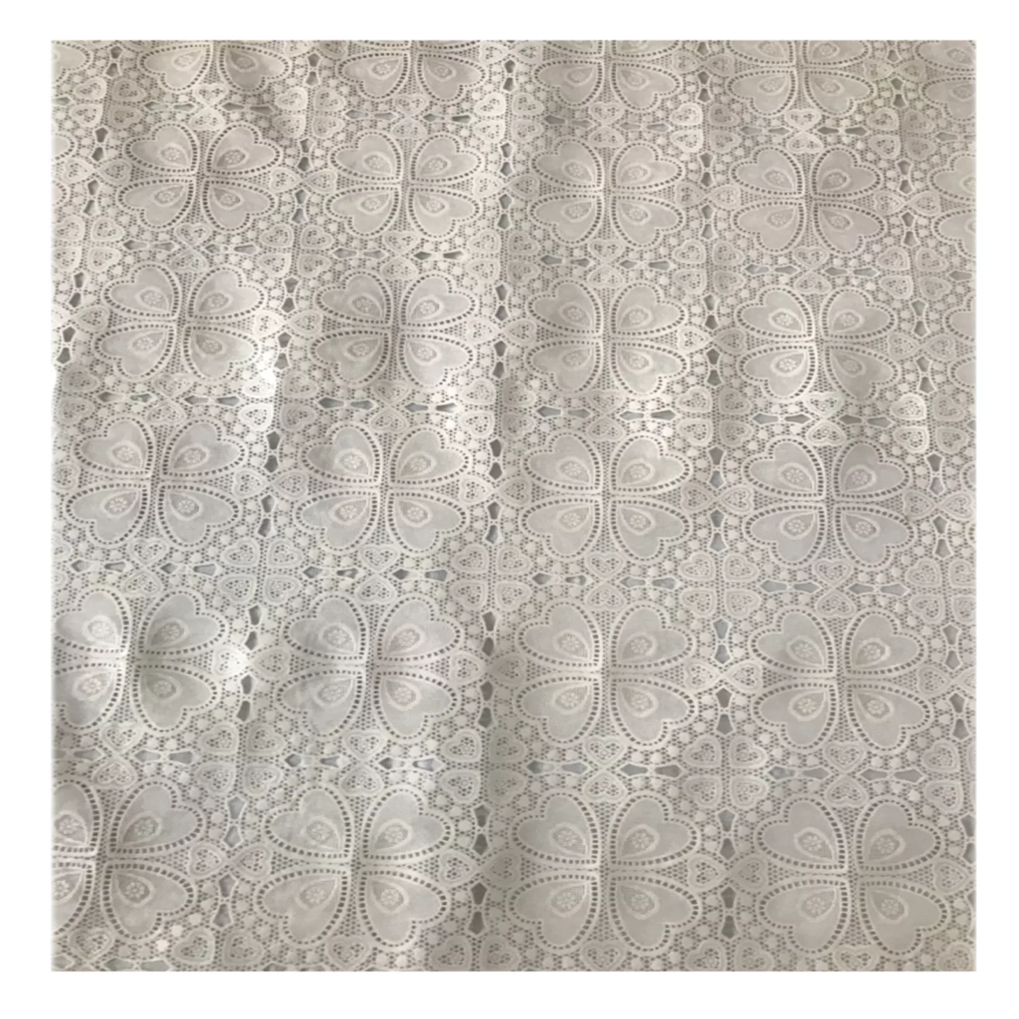 سفره 6 نفره مدل رویال طرح گیپور سایز 140x100 سانتی متر