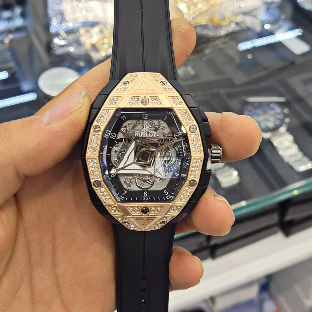 ساعت مچی عقربه‌ای مردانه مدل H_نگینی 01