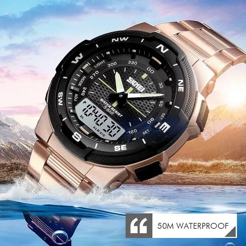 ساعت مچی عقربه‌ای مردانه اسکمی مدل 1370RG