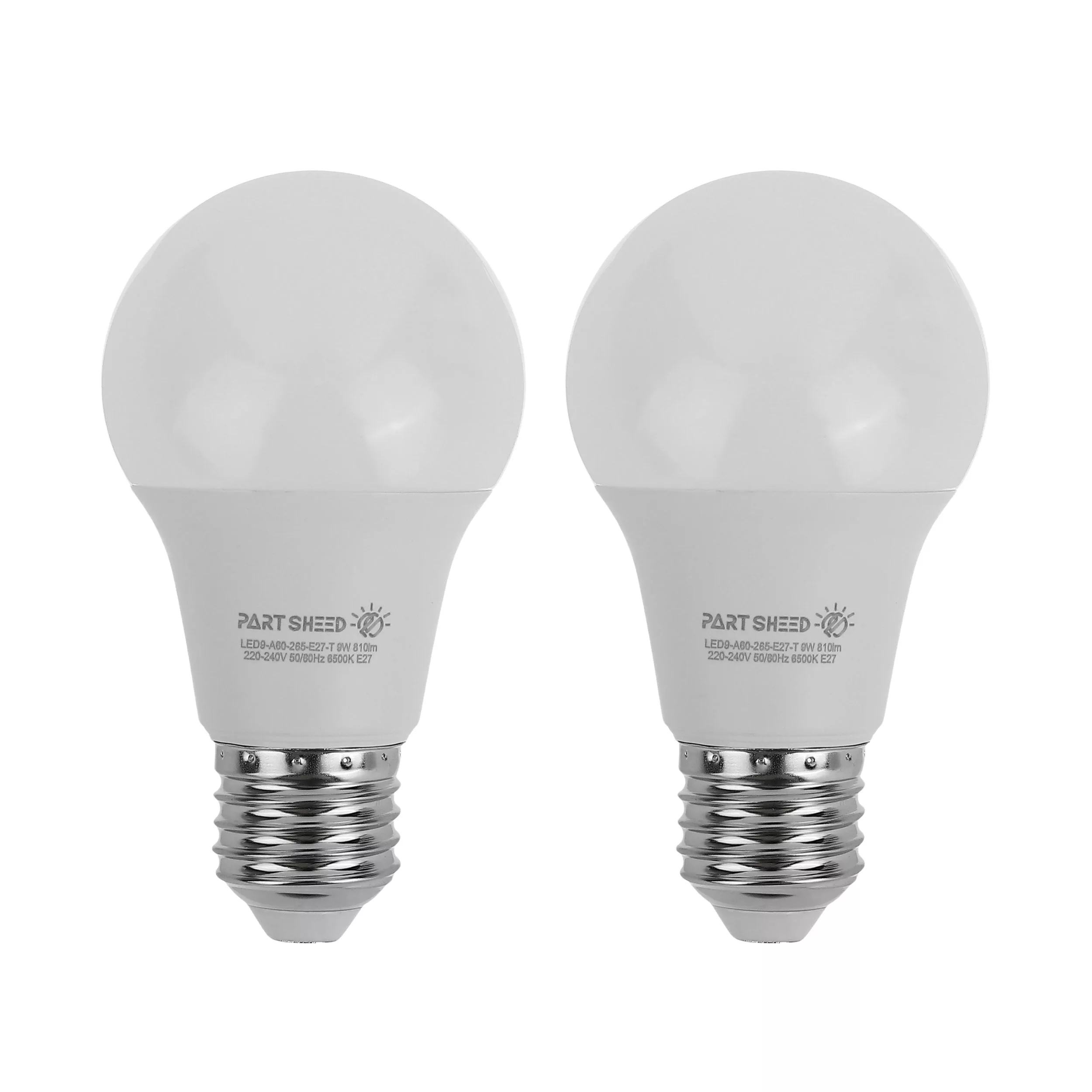 لامپ ال ای دی 9 وات پارت شید مدل Day Light پایه E27 بسته 2 عددی