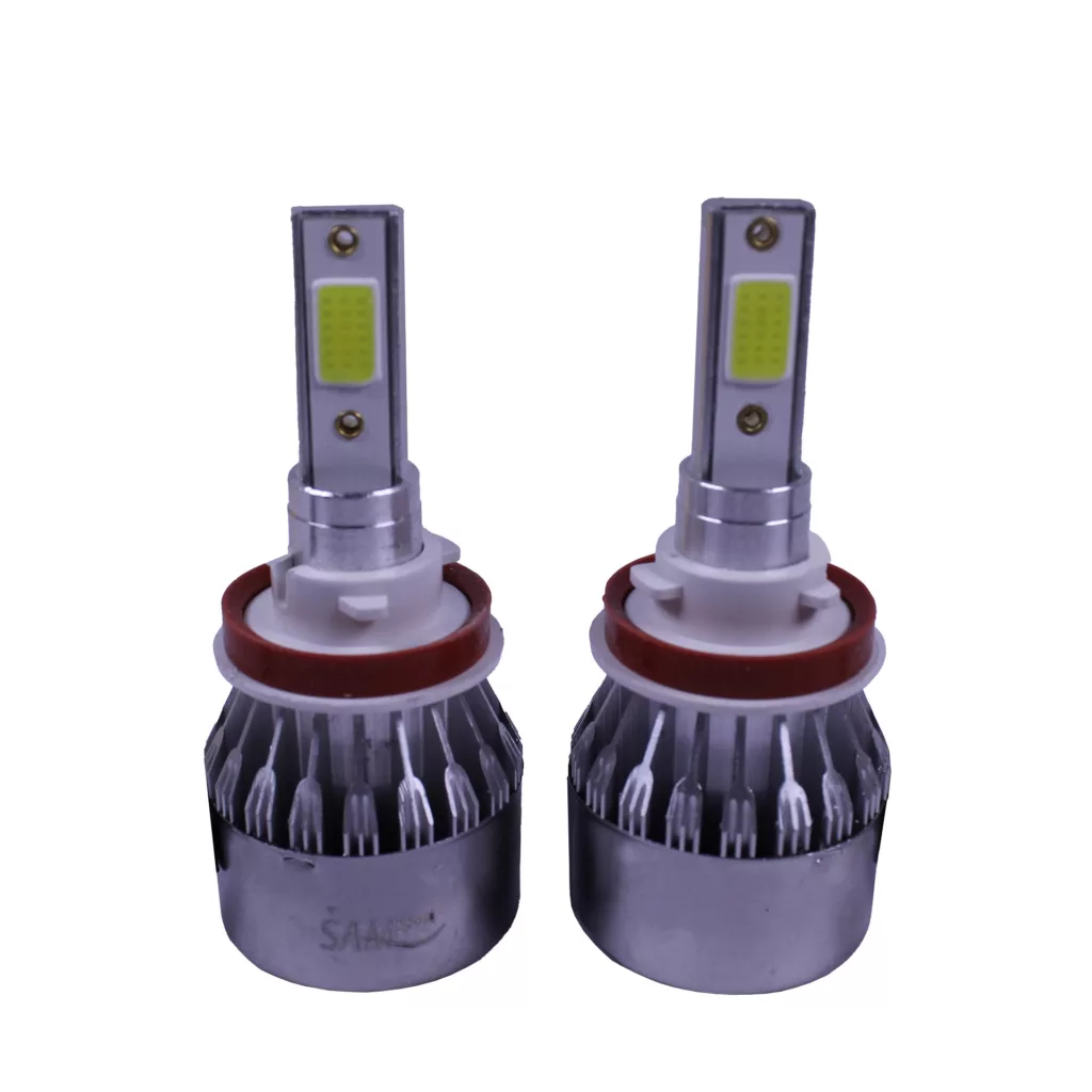 لامپ هدلایت خودرو سام مدل U10 پایه H11 بسته 2 عددی