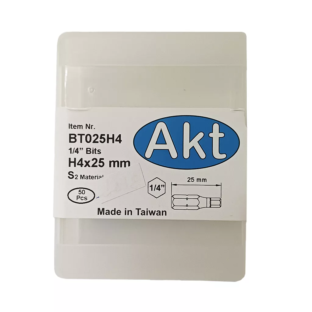 سری پیچ گوشتی آلنی ای کا تی مدل BT025H4 سایز 25 میلی متر بسته 2 عددی