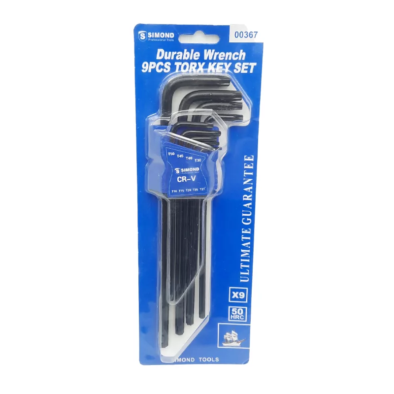 آچار آلن ستاره ای سیموند مدل 00367 مجموعه 9 عددی