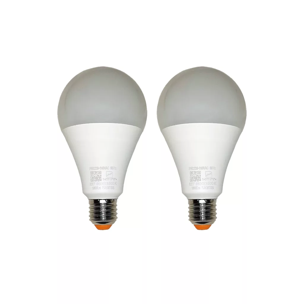 لامپ 12 وات مهتابی نمانور LED بسته 2 عددی