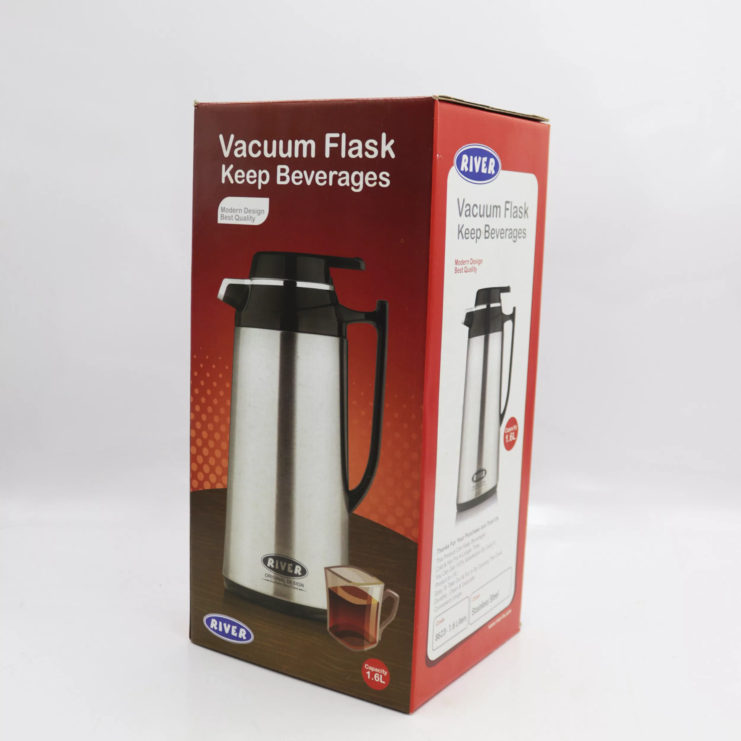 فلاسک ریور مدل YP-ESTIL-TAKGHOLO-8623 گنجایش 1.6 لیتر