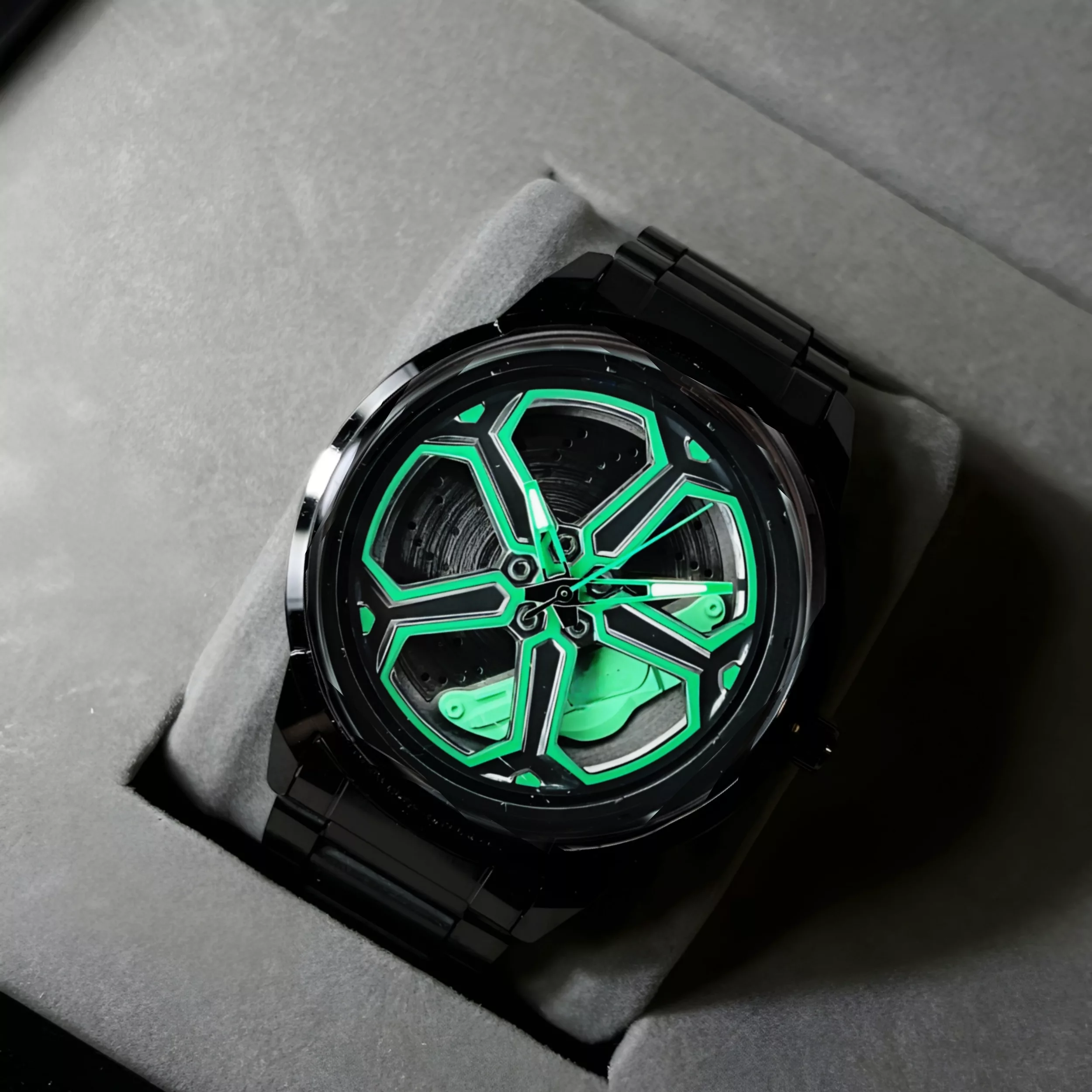 ساعت مچی عقربه‌ای کوارتز مردانه مدل اسپرت صفحه رینگ چرخان کد S3