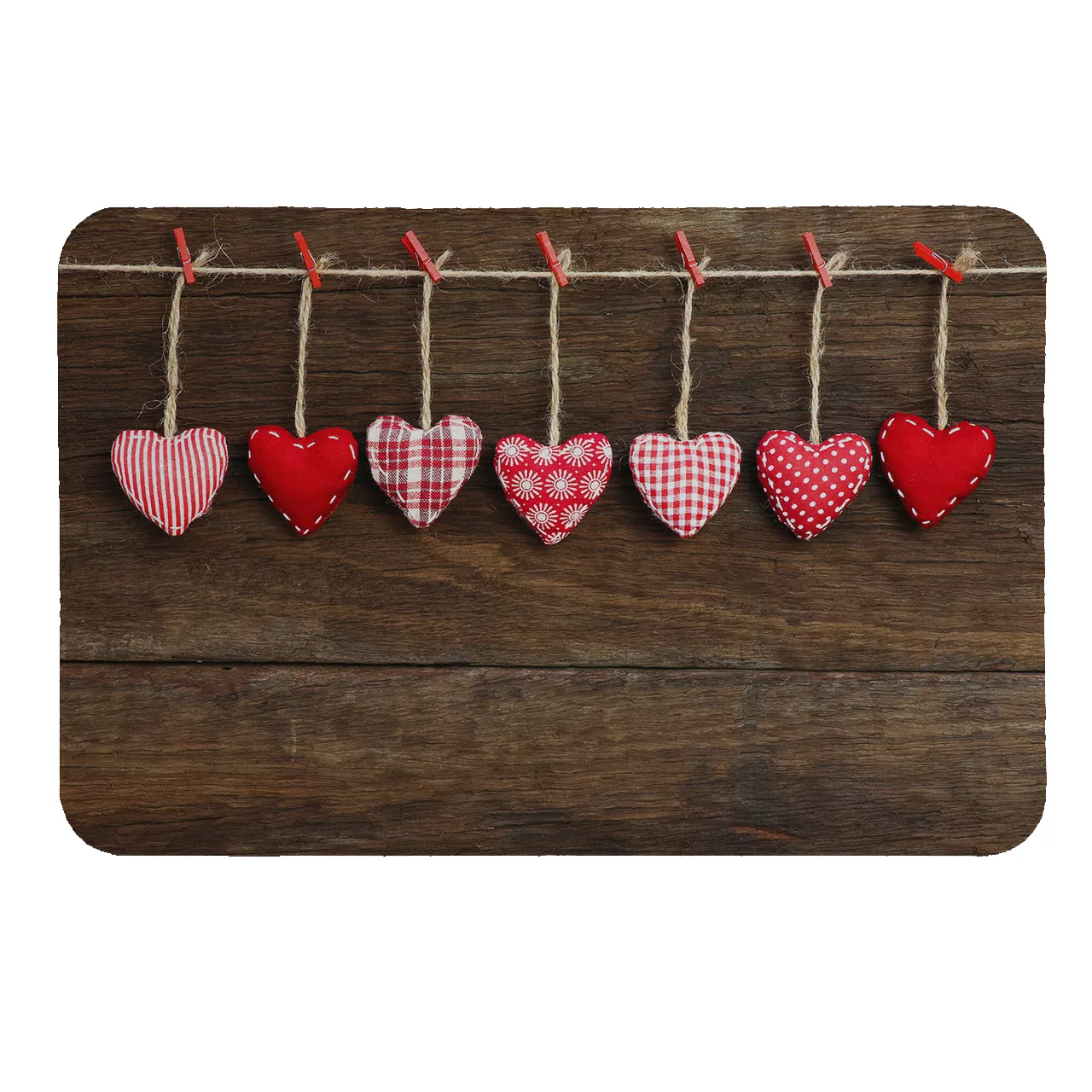 پادری طرح قلب کد 6226 سایز 50 × 70 سانتی متر