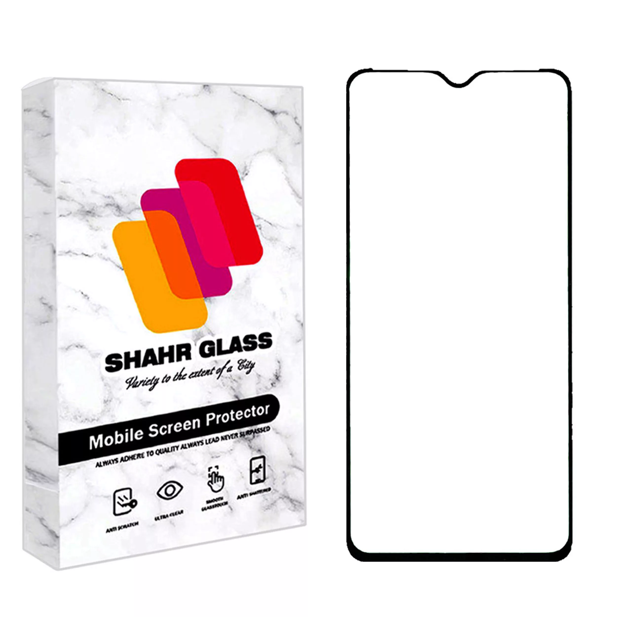 محافظ صفحه نمایش شهر گلس مدل FUSH مناسب برای گوشی موبایل سامسونگ Galaxy A24