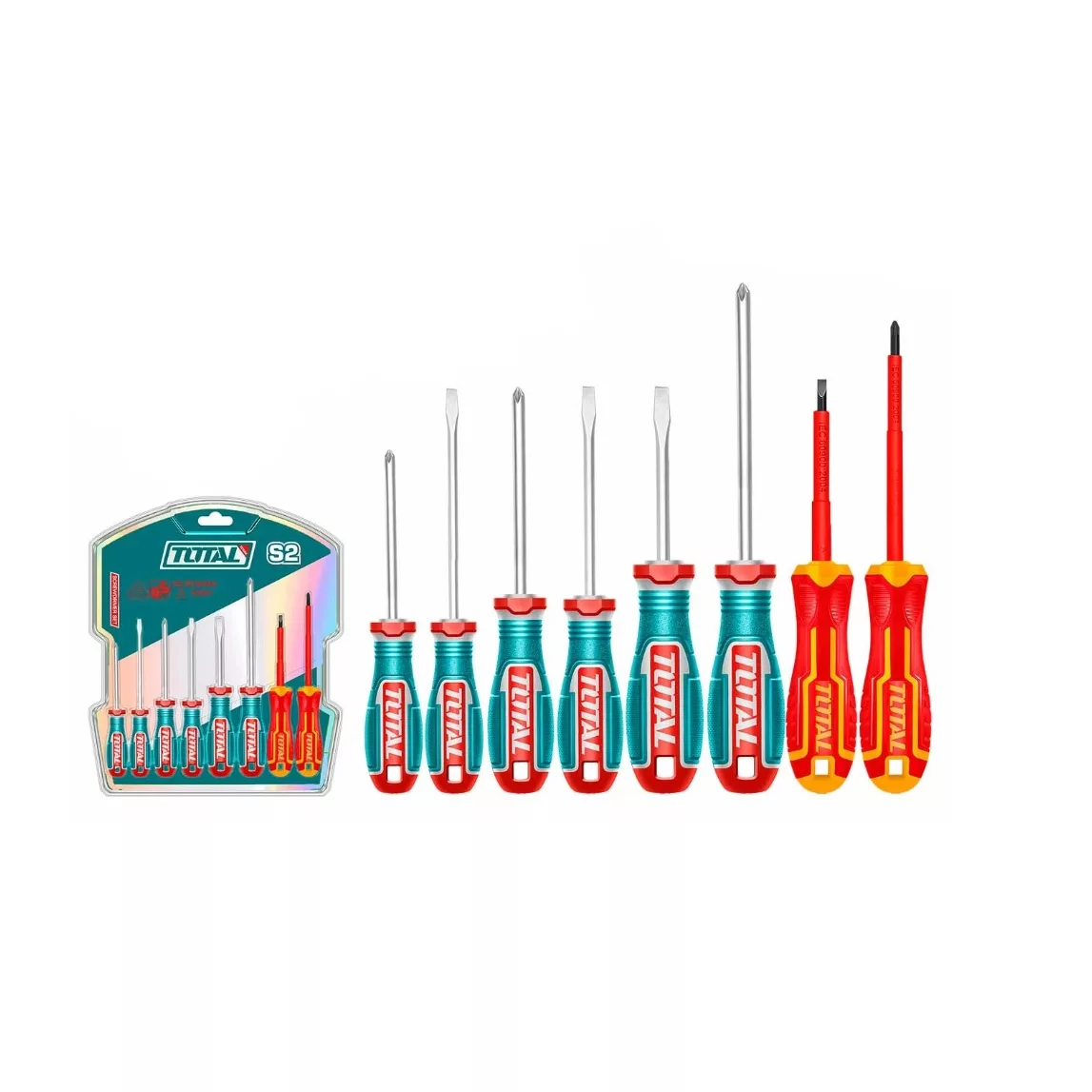 پیچ گوشتی توتال مدل TKSDS0836 بسته 8 عددی