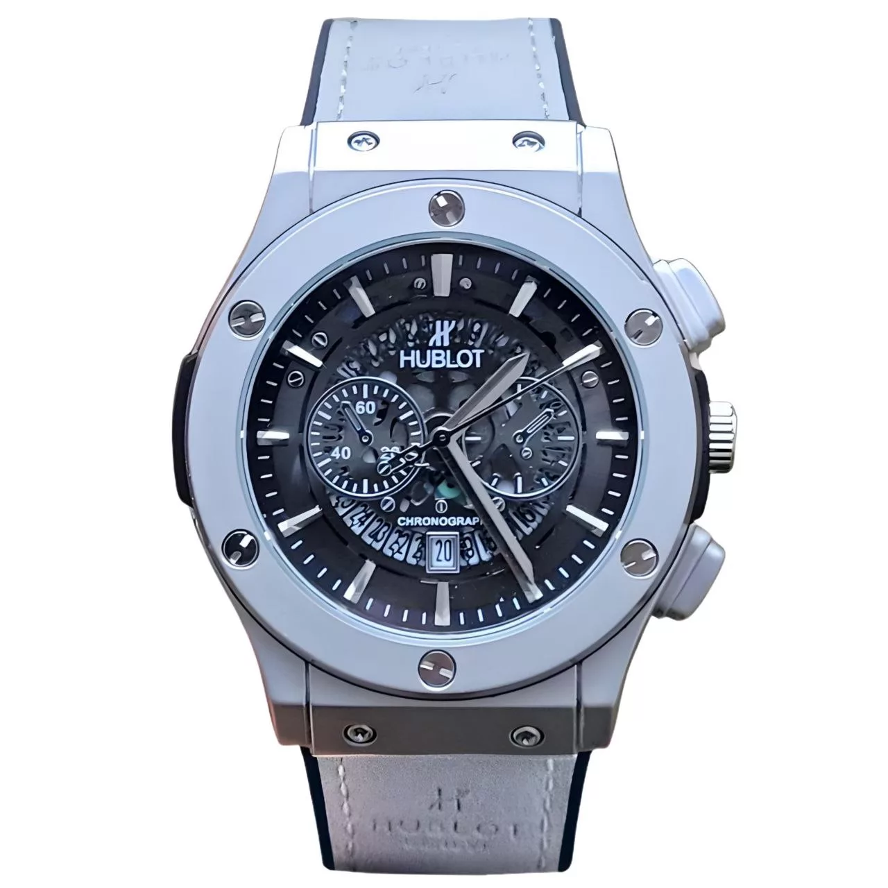 ساعت مچی عقربهای مردانه مدل بیگ بنگ اسکلتون Tt09 ساعت مچی عقربهای مردانه مدل بیگ بنگ اسکلتون Tt09