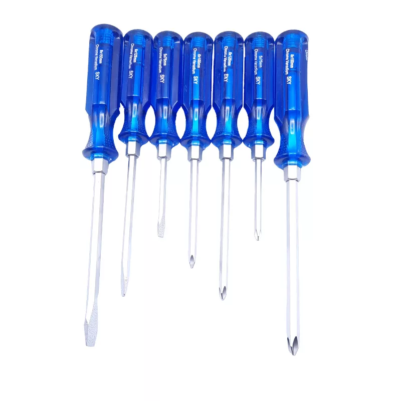 پیچ گوشتی ضربه خور  اسکای مدل 7cs بسته 7 عددی