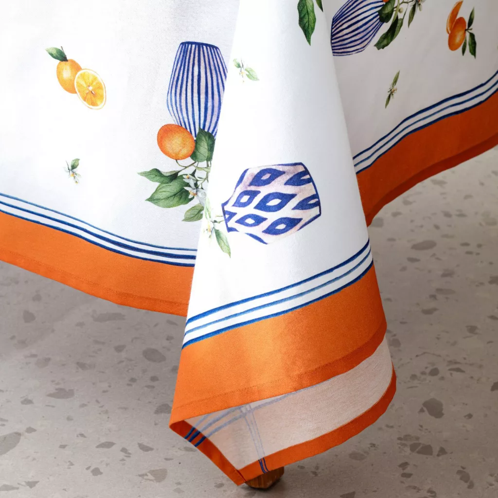 سفره شش نفره مادام کوکو مدل Rhone سایز 150*200 سانتی متر