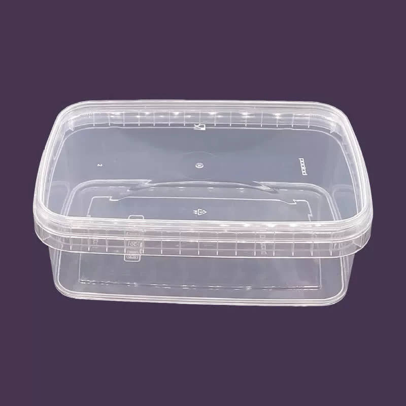 ظرف فريزری و مايكروويوی پولاد پویش مدل پلمپ شونده  كد 1000cc بسته 12 عددي