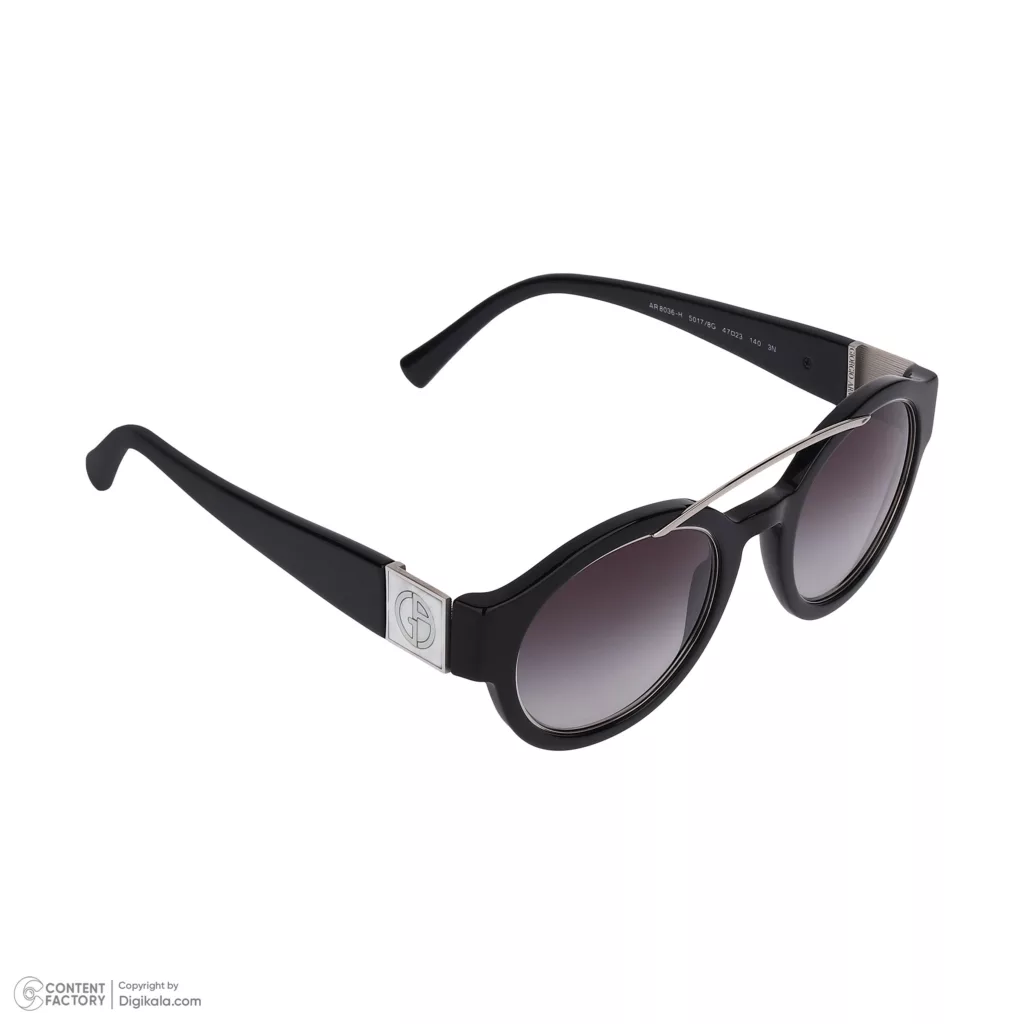 عینک آفتابی گرد جورجیو آرمانی مدل 0AR8036H-50178G