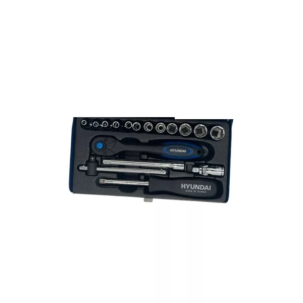 آچار بکس هیوندای مدل HT-9117 مجموعه 17 عددی