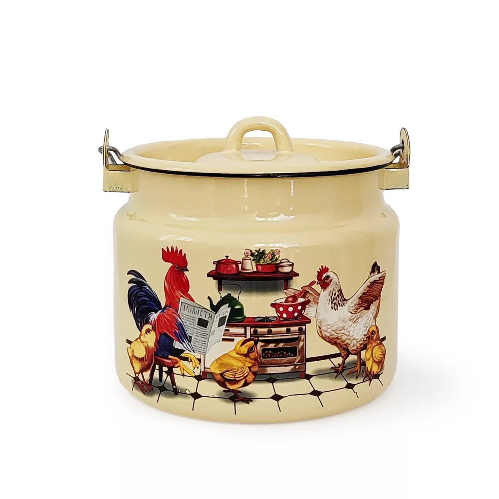 دبه مدل لعابی طرح خروس