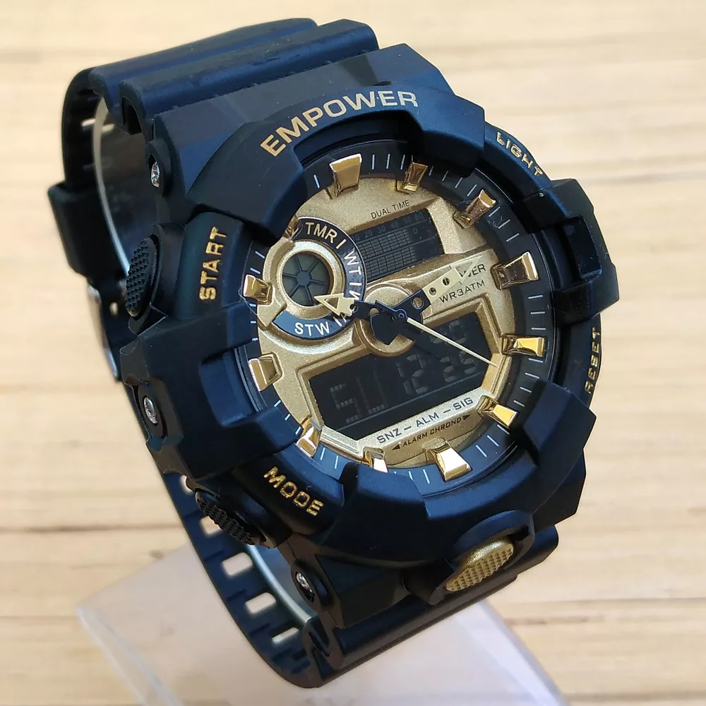 ساعت مچی دیجیتال مردانه امپاور مدل اسپرت GOLD