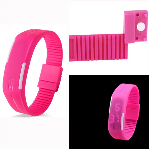 ساعت مچی دیجیتال مدل دستبندی کد 20s بسته 2 عددی