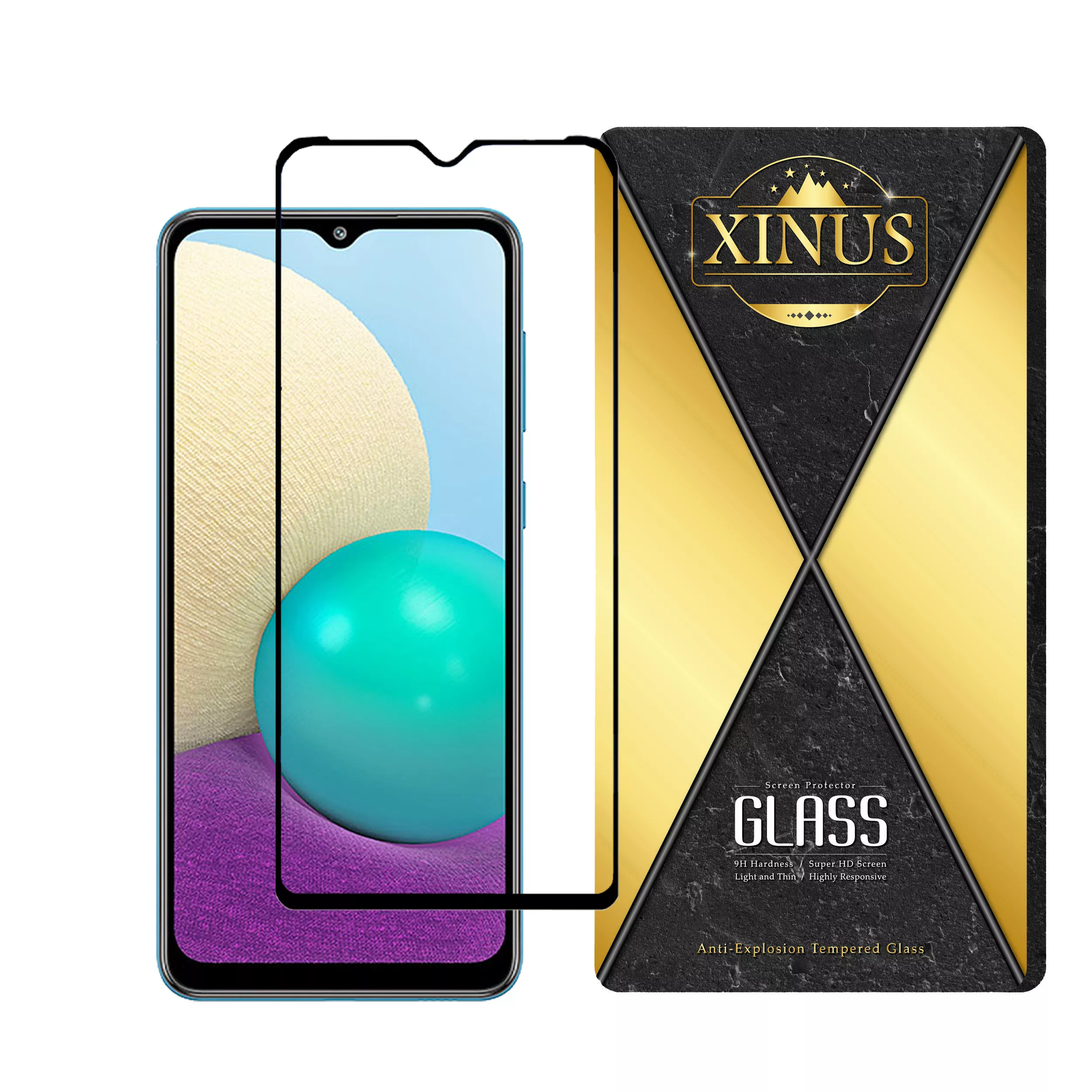 محافظ صفحه نمایش سرامیکی ژینوس مدل CERAMX مناسب برای گوشی موبایل سامسونگ Galaxy A02