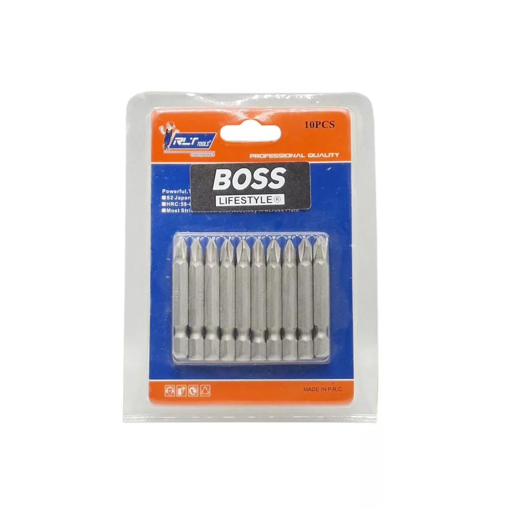 سری پیچ گوشتی یک سر چهارسو باس مدل 10PCS بسته 10 عددی