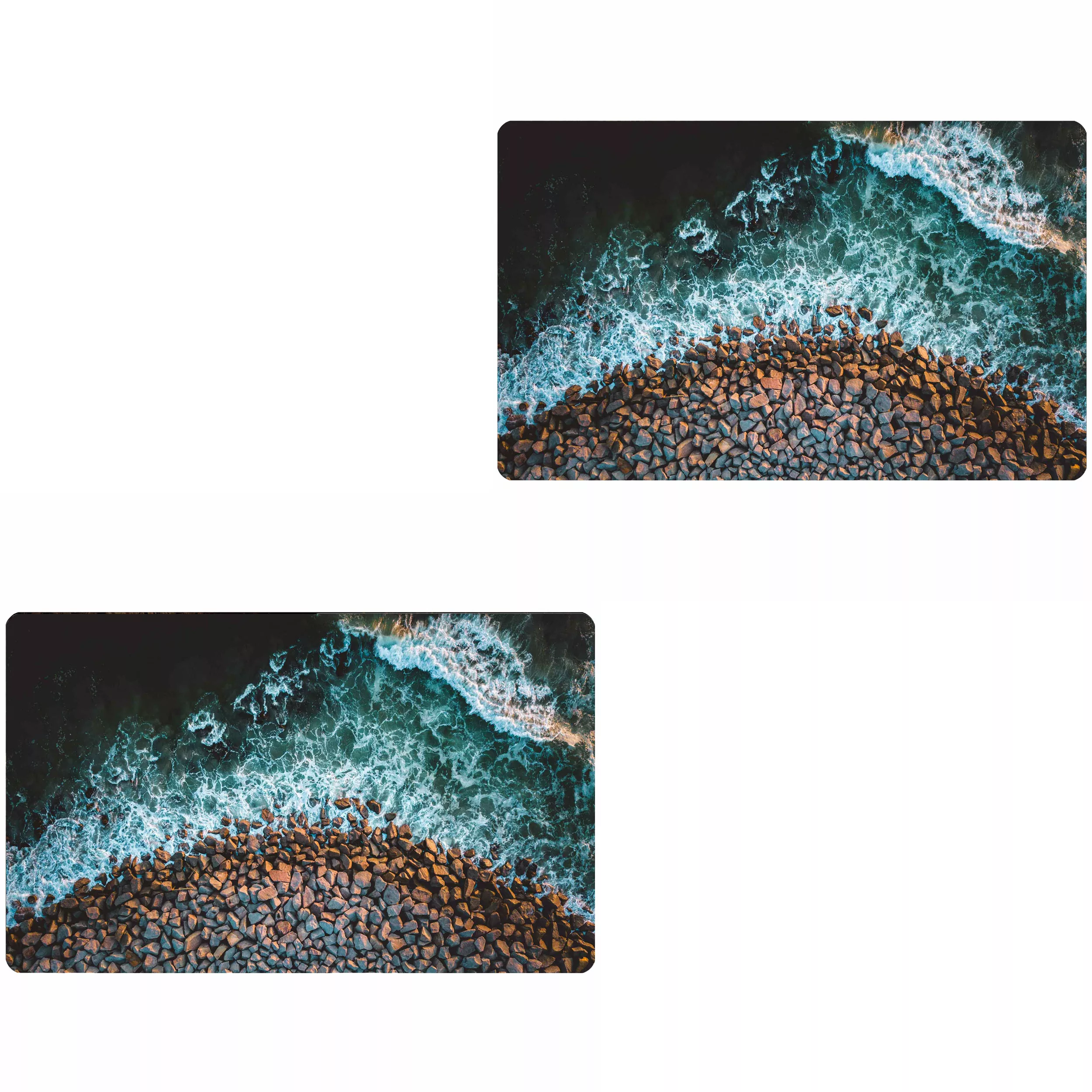 پادری مدل ساحل رویه مخمل طرح ترک کد D.405 سایز 75x45 سانتی متر مجموعه دو عددی