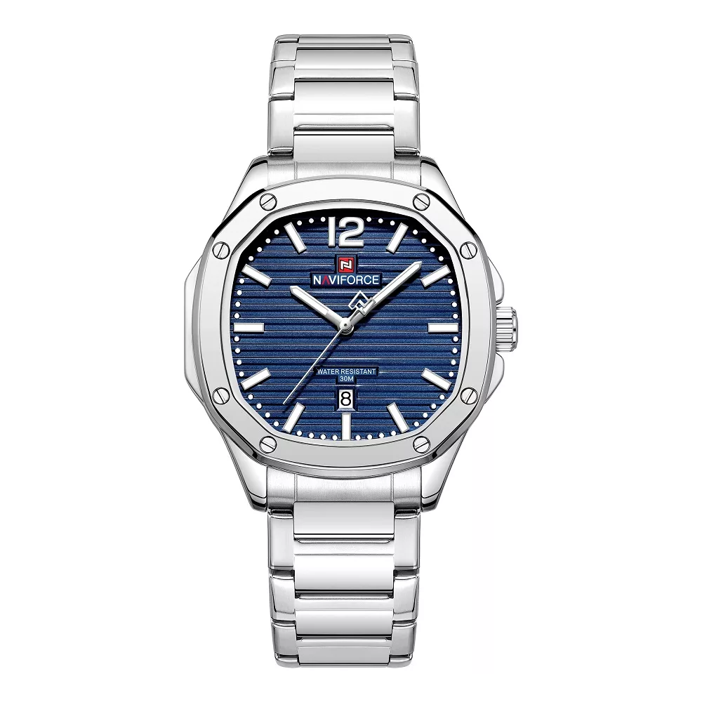 ساعت مچی عقربه‌ای کوارتز مردانه نیوی فورس مدل NF9243SBE