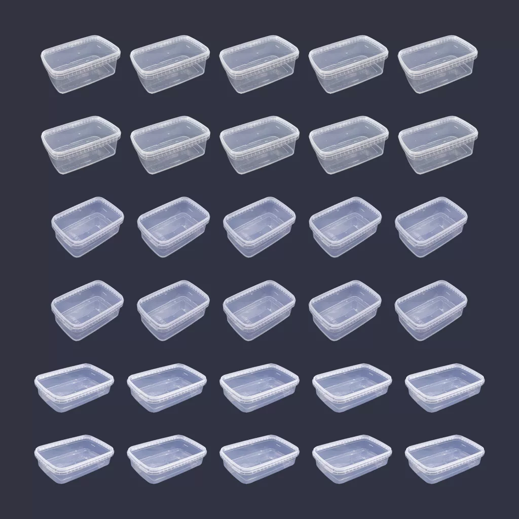 ظرف نگهدارنده مدل فریزری کد 700cc-1000cc-1200cc بسته 30 عددی