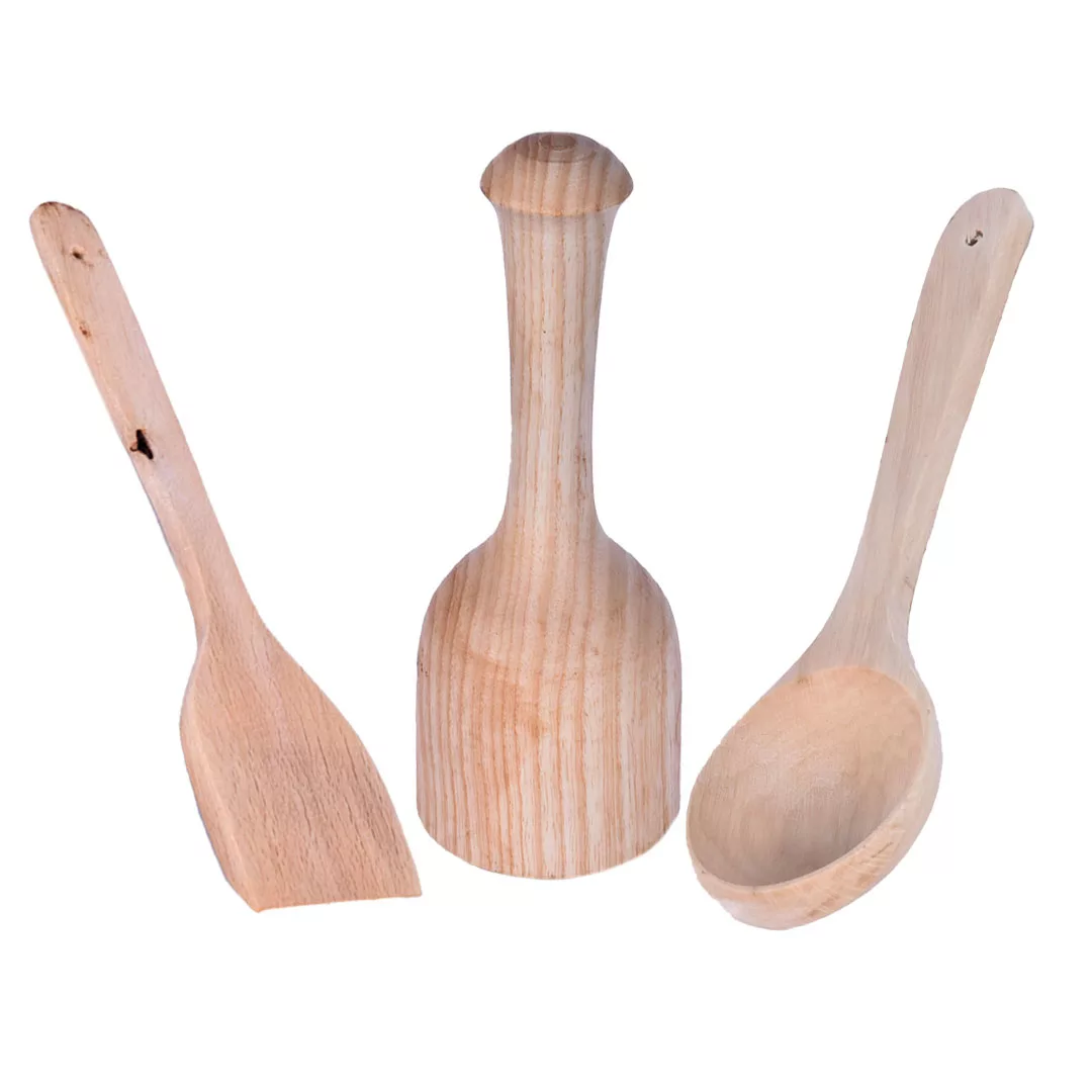 سرویس کفگیر و ملاقه مدل امیریه بسته ۳ عددی