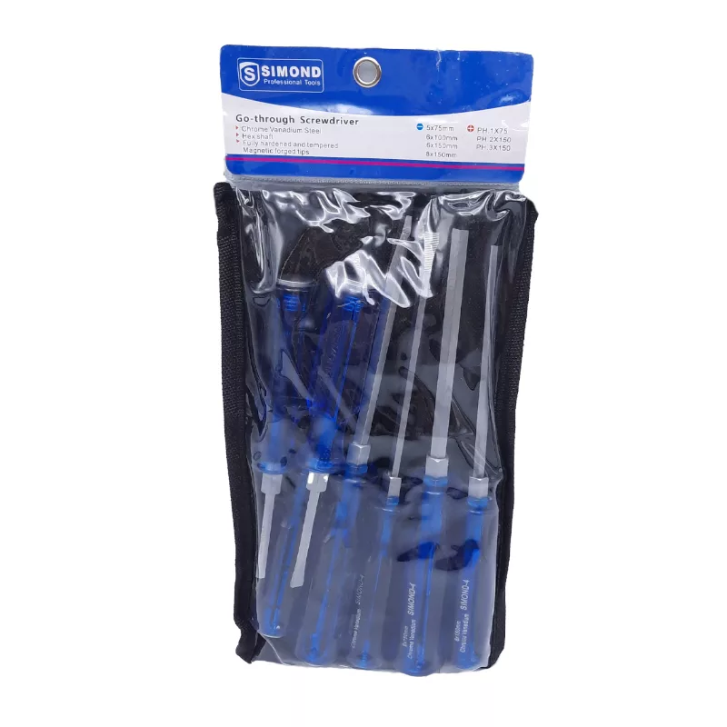 پیچ گوشتی ضربه خور مدل CR-V بسته 7 عددی