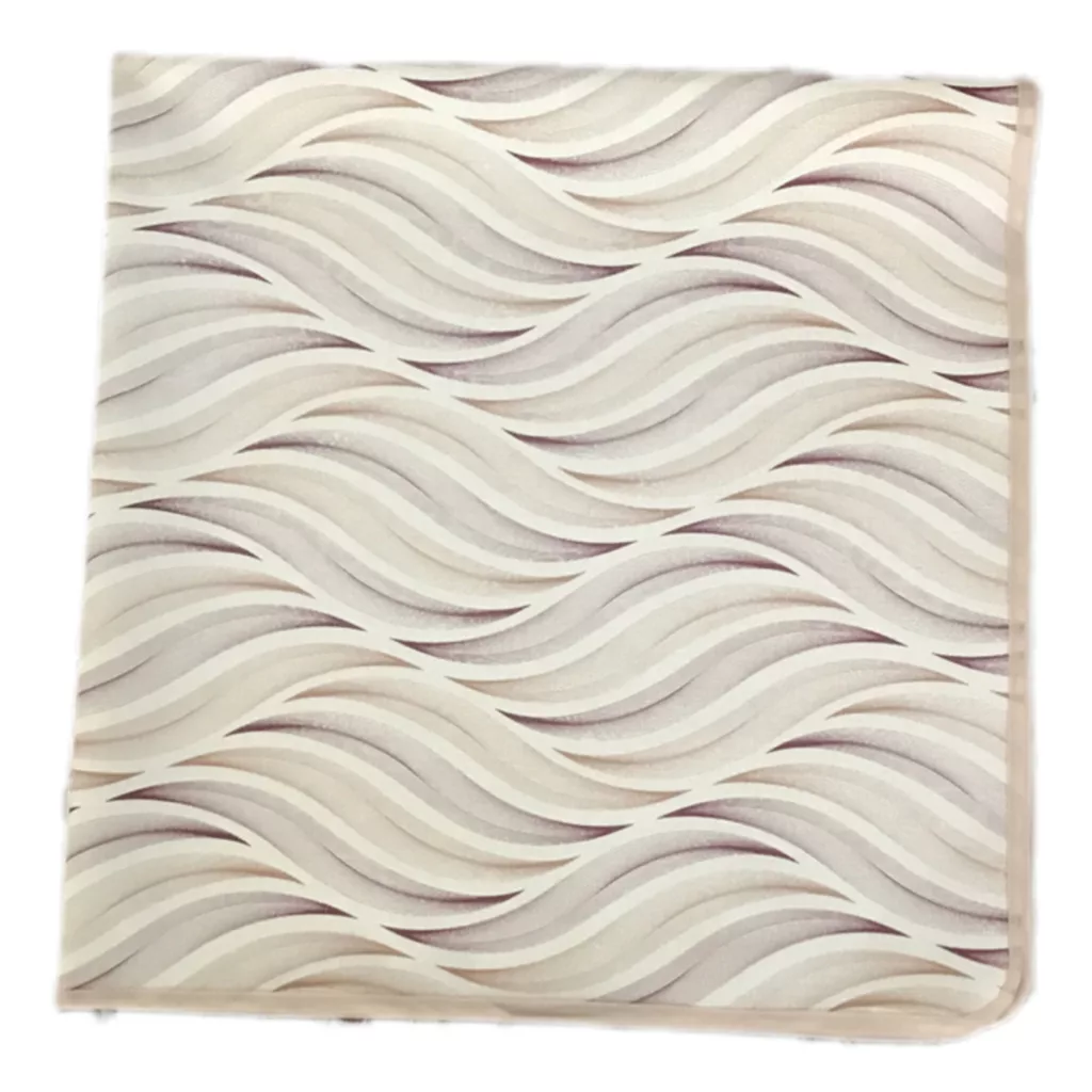 سفره 4 نفره مدل لایت طرح پشت نخی سایز 100×100 سانتی متر کد 04