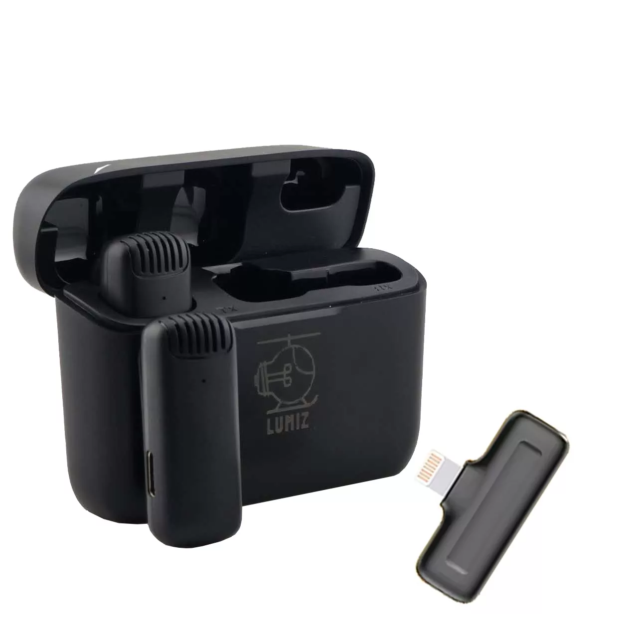 ست میکروفن بی سیم لومیز مدل J13-2MIC با درگاه اتصال لایتنینگ