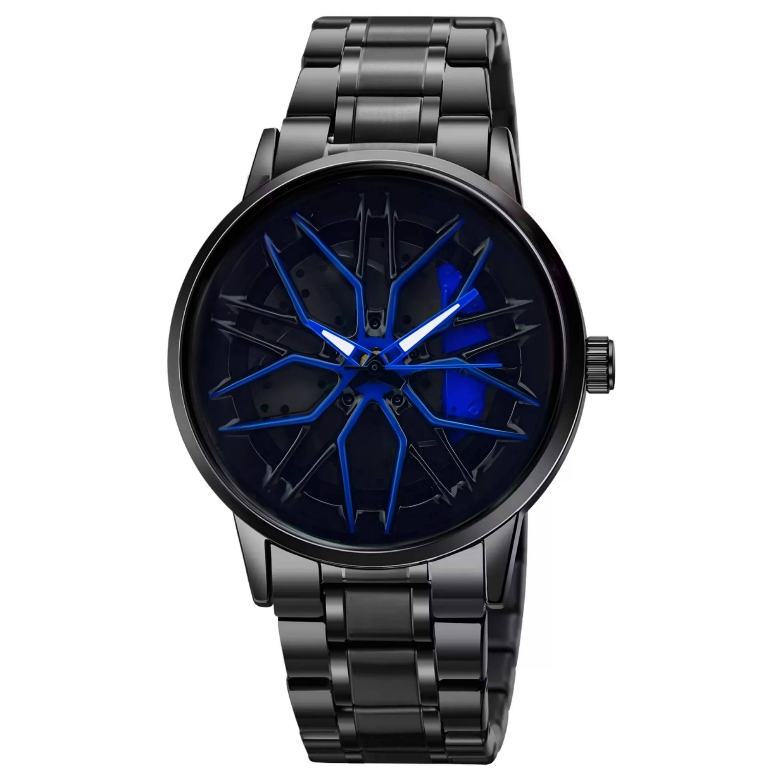 ساعت مچی عقربهای کوارتز مردانه مدل صفحه رینگی چرخان کد 6 ساعت مچی عقربهای کوارتز مردانه مدل صفحه رینگی چرخان کد 6