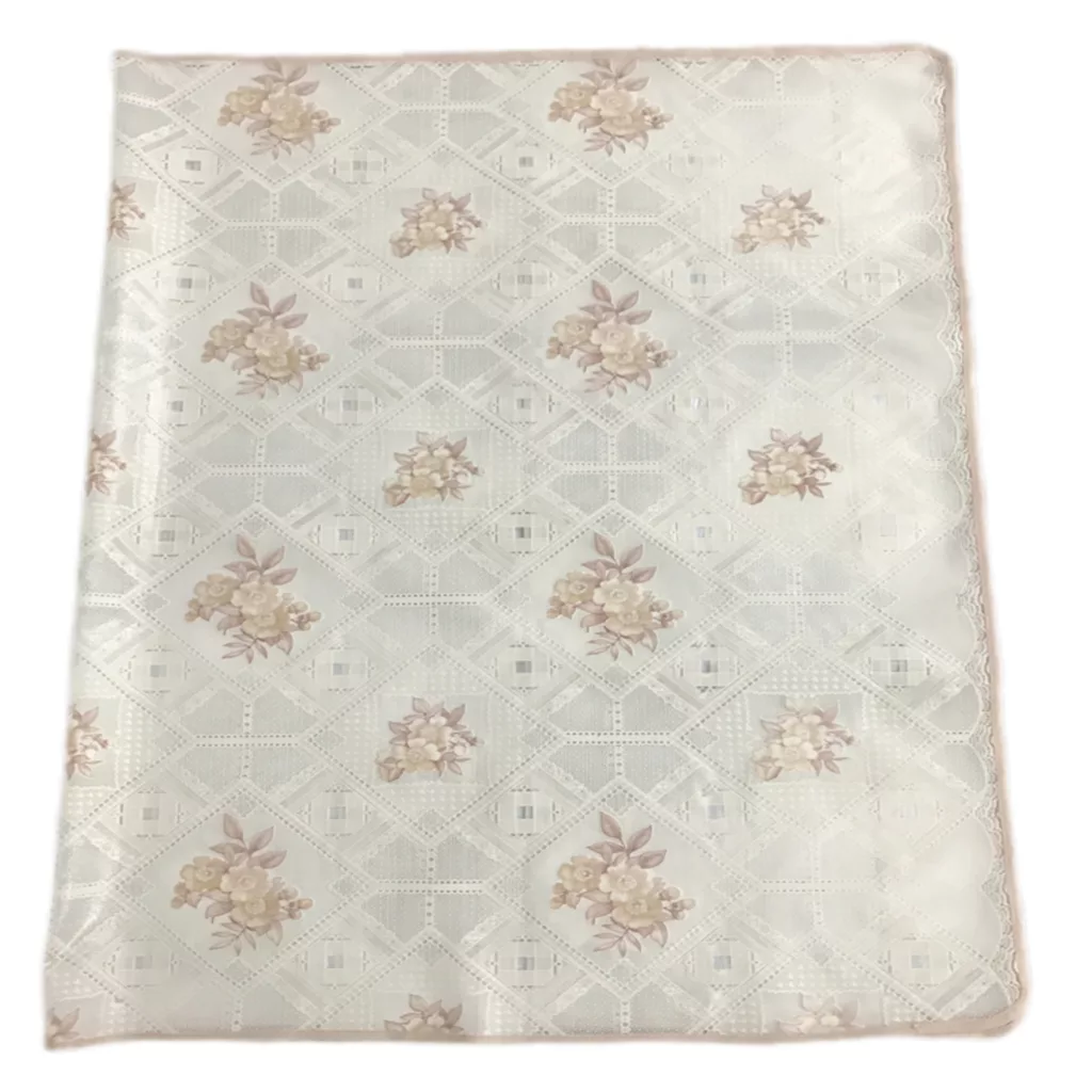 سفره 14 نفره مدل رویال طرح گیپور سایز 300×140 سانتی متر