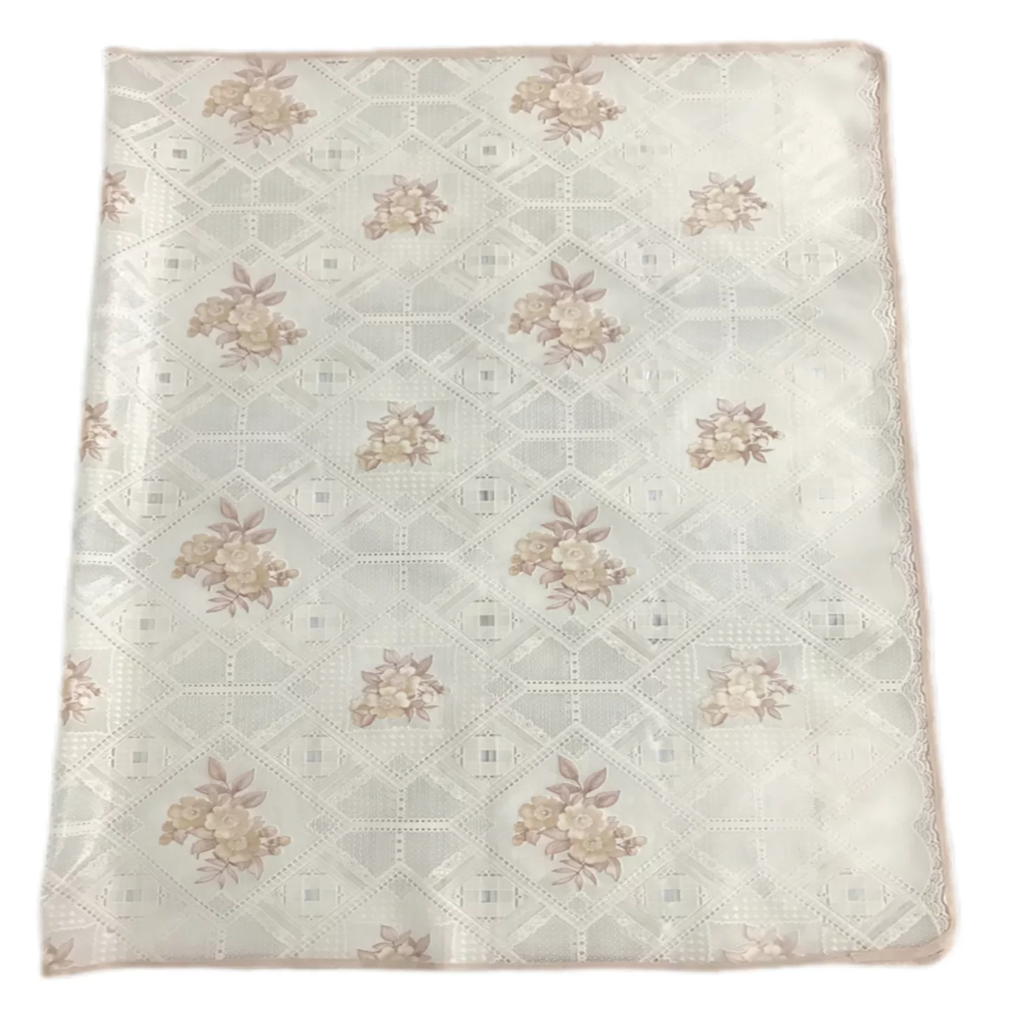 سفره 14 نفره مدل رویال طرح گیپور سایز 300×140 سانتی متر